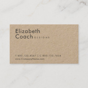 Simple Natural Professional with Social Media Business Card