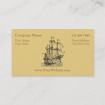Simple Nautical Business Cards