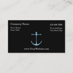 Simple Nautical Business Cards