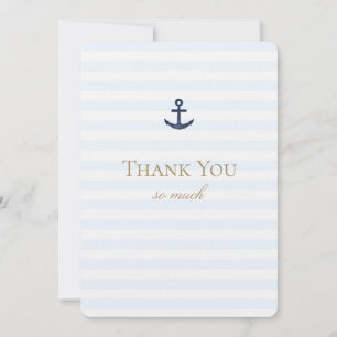 Simple Nautical Thank You Card