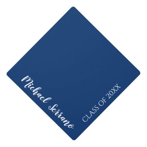 Simple Navy Blue Typography