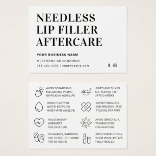 Simple Needles Lips Filler Esthetician Aftercare