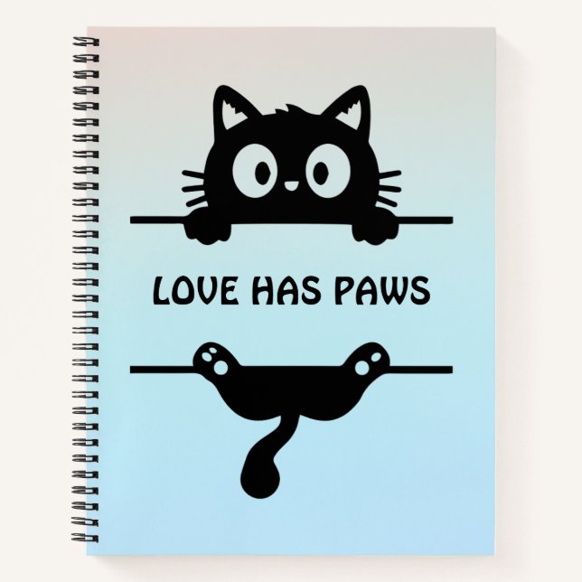 Simple Notebook Journal | cat mom | cat dad (Front)