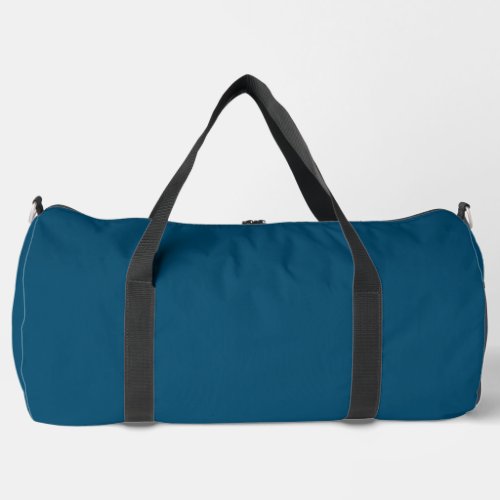 Simple Ocean Blue Large Duffel Bag Printed Duffel 
