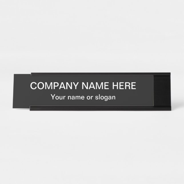 Office Name Plate Template