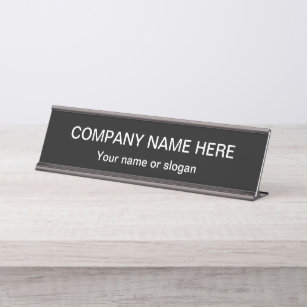 Office Name Plate Template Monte