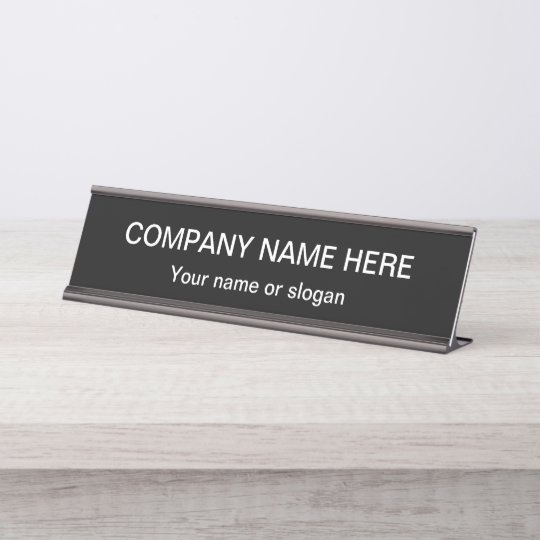 Simple Office Professional Design Template Desk Name Plate