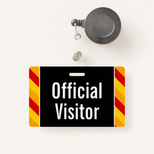 Simple "Official Visitor" Badge
