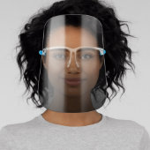 Simple Ombre Black Shaded Minimalistic Face Shield (Insitu)