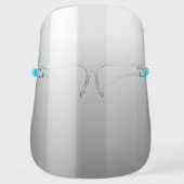 Simple Ombre Grey Shaded Minimalistic Face Shield (Front)