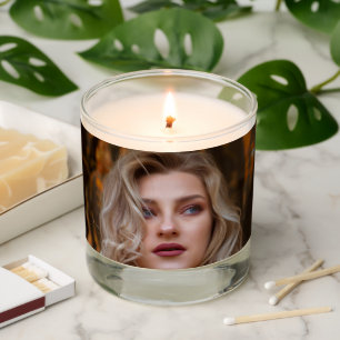 Simple One Photo Scented Candle