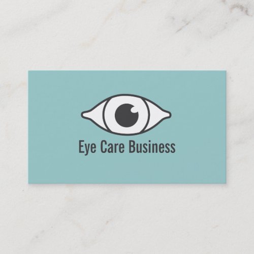 Simple Optometrist  Eye Specialist Business Card