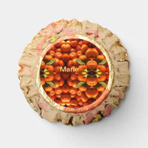 Simple orange fruit add name minimal custom th th reese's peanut butter cups
