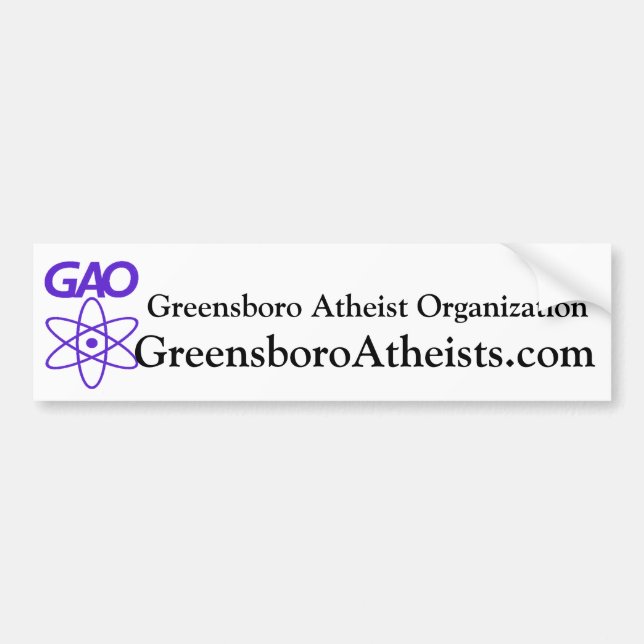 simple organization bumper sticker (Front)