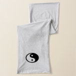 Simple Oriental Yin-Yang Sign Symbol Scarf<br><div class="desc">Yin-Yang sign simplicity.</div>