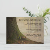 Simple Outdoor Marriage Anniversary Ceremony Invitation (Standing Front)