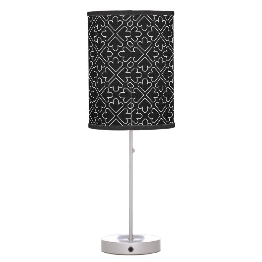 Simple Outline Arrow Pattern Table Lamp (Back)