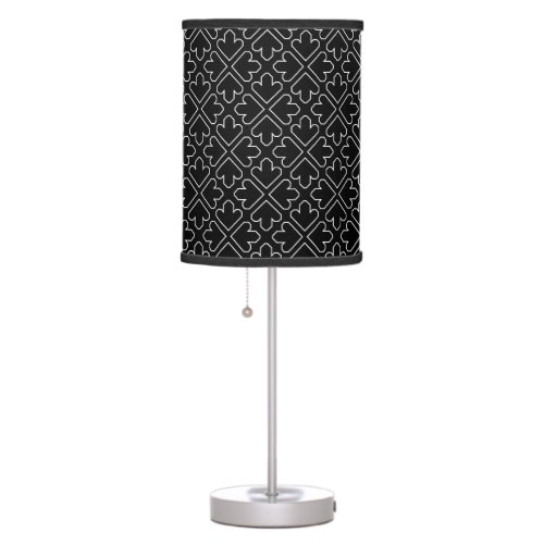 Simple Outline Arrow Pattern Table Lamp