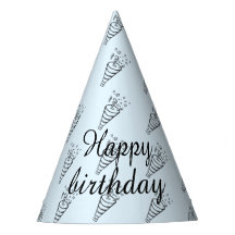 Simple Outline Party Hat