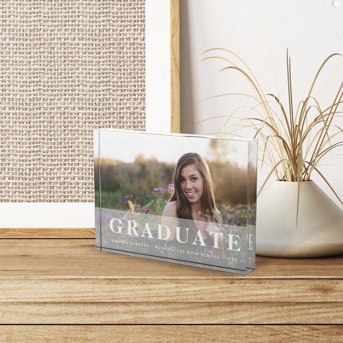 Simple Overlay Graduation Keepsake
