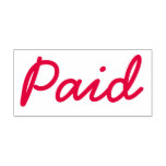 [ Thumbnail: Simple "Paid" Rubber Stamp ]
