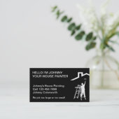Simple Painter Business Cards (Standing Front)