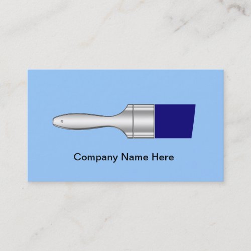 Simple Painter Logo Business Cards