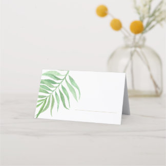Simple Palm Leaf Place Cards