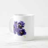 Simple Pansy Mug - No Text (Front Left)