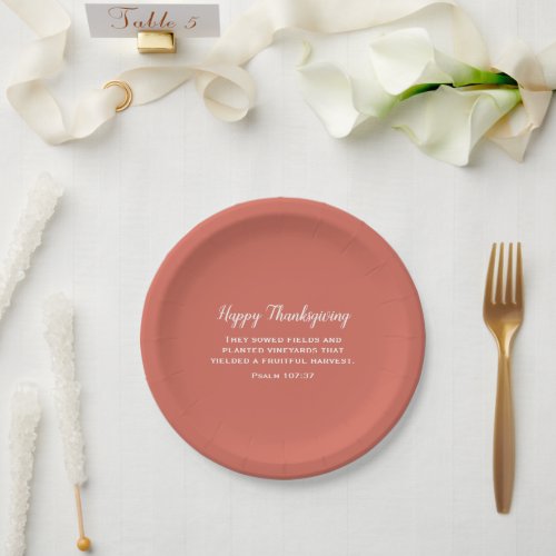 Simple Paper Plates with Bible Verse 