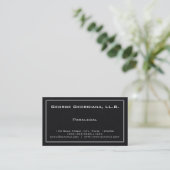 Simple Paralegal Business Card (Standing Front)