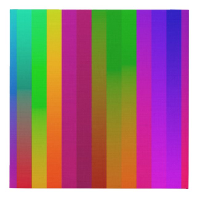 simple parallel vertical lines background. abstrac faux canvas print (Front)