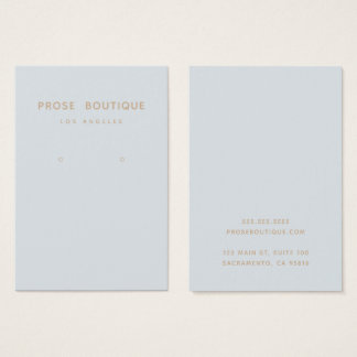 Simple Parisian Earring Display Card