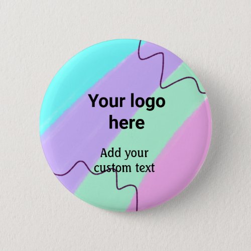 Simple pastel color add your logo custom text  thr button