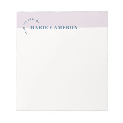 Simple Pastel Colorblock Notepad _ Purple