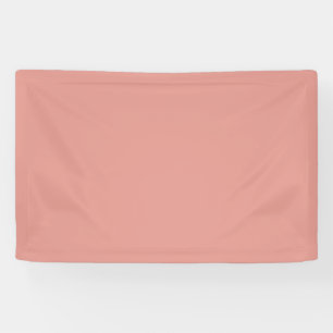 Simple pastel flamingo pink color banner