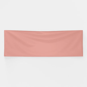 Simple pastel flamingo pink color banner
