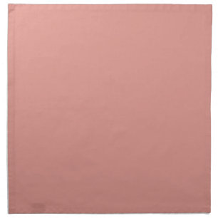 Simple pastel flamingo pink color cloth napkin