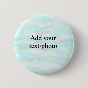 Simple pastel glitter colorful add your text photo button