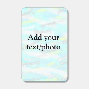 Simple pastel glitter colorful add your text photo matchboxes