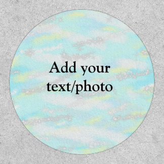 Simple pastel glitter colorful add your text photo patch