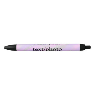 Simple pastel glitter colorful add your text photo pen