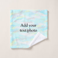 Simple pastel glitter colorful add your text photo