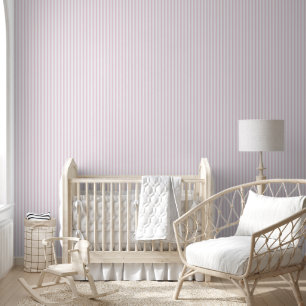 Simple Pastel Pink Stripes Wallpaper