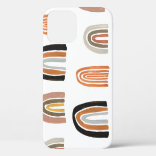 Simple Pastel Rainbow Kids Style iPhone 12 Case