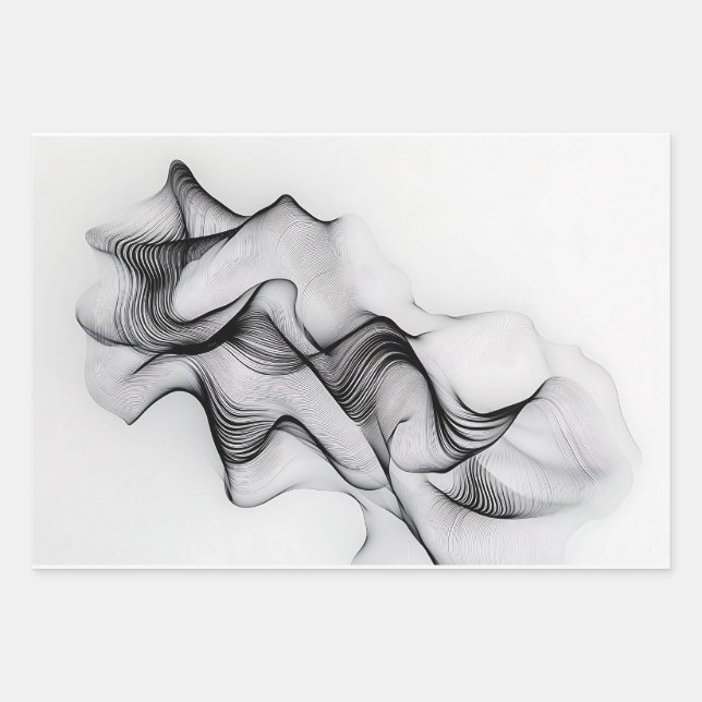Simple Path Wrapping Paper Sheets (Front)