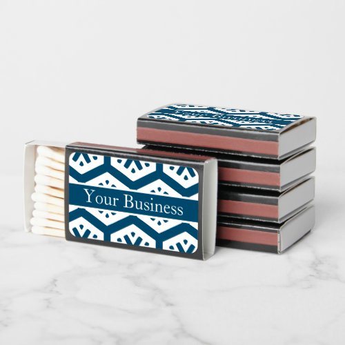 Simple Pattern And Name Personalized  Matchboxes