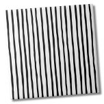 Simple Pattern Black White Stripes Ceramic Tile<br><div class="desc">Use this simple black and white stripes backdrop to customize your living space. You can even change out the background coloring to really make it your own look. Plus you can even make the black stripes a completely different color! Whether you want to use this tile as a little coaster...</div>