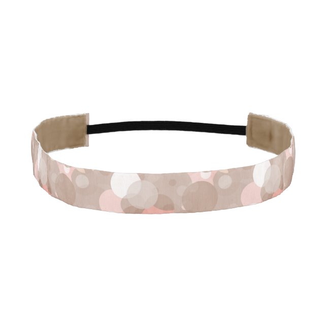 Simple Pattern - Circles Athletic Headband (Front)