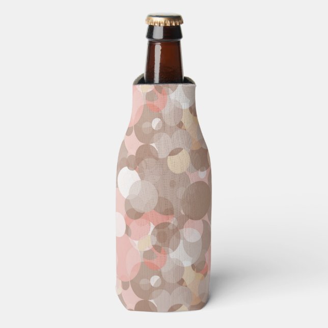 Simple Pattern - Circles Bottle Cooler (Bottle Front)